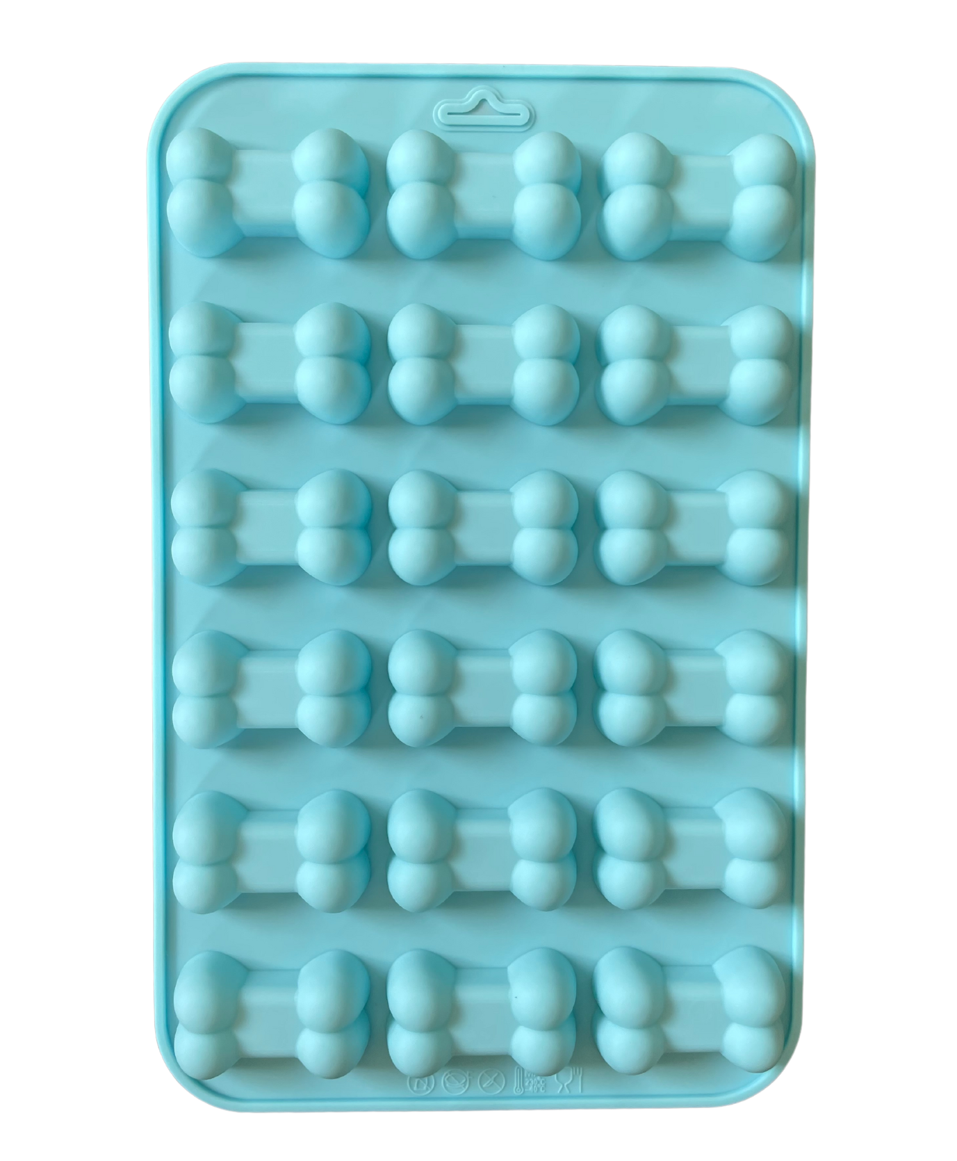 Blue Silicone Bone Mould