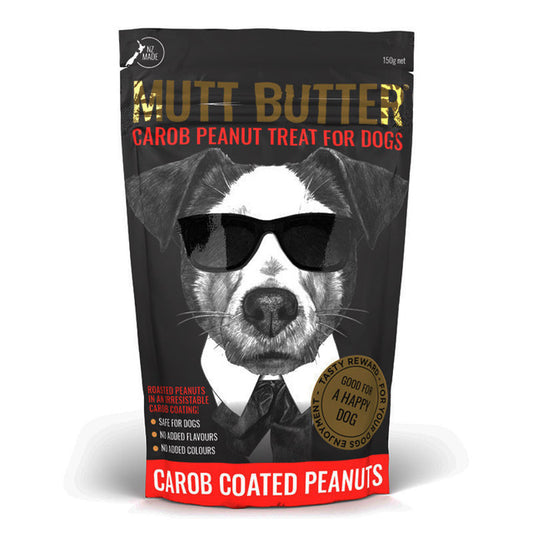Mutt Butter Dog Treat Carob Peanuts (short dated dec 25)