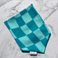 Wavy Checker Dog Bandana