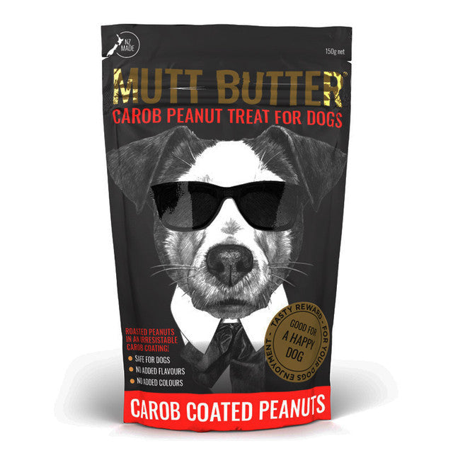 Mutt Butter Dog Treat Carob Peanuts